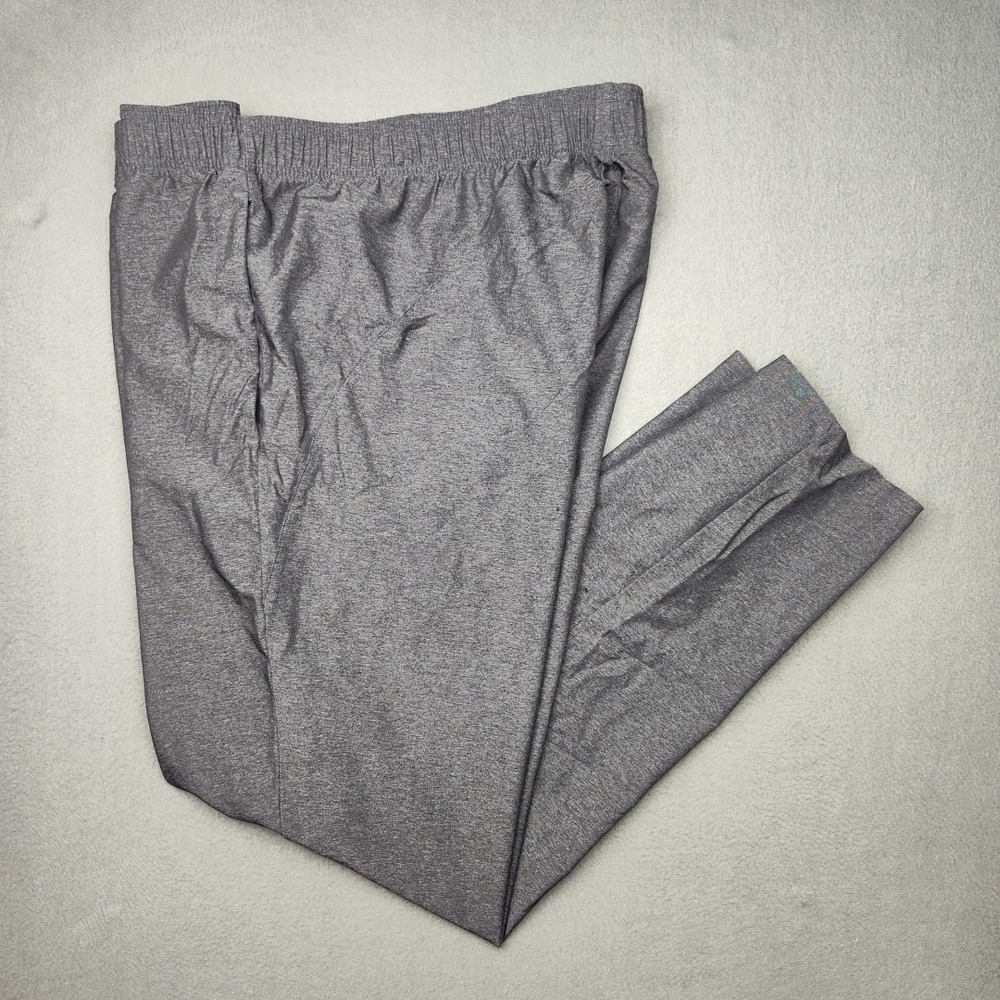 Rhone Pants Men 2XL XXL Gray Guru Stretch Lounge Elastic School Work Gym Workout